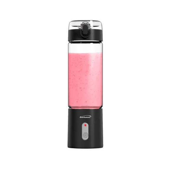Licuadora Personal Portatil Negra Brentwood