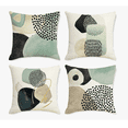 thumbnail image 1 of Xtellar 4 Fundas Para Cojines Decorativos Lino Estilo Abstracto 45cm, 1 of 1