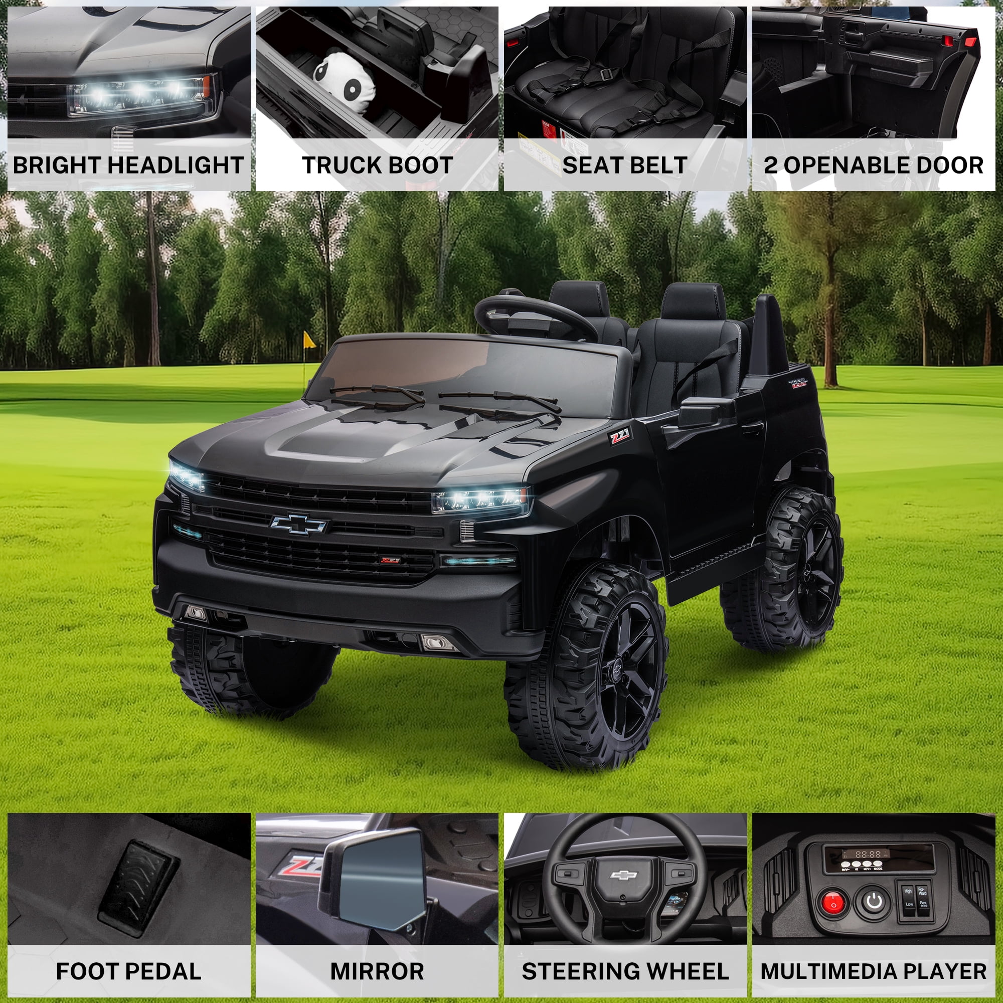 Chevy silverado power wheels 24 volt deals