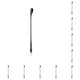 thumbnail image 1 of Matsuzay Cuchara mezcladora de acero inoxidable con mango largo, cucharilla reutilizable para el hogar, bebida fría, restaurante, vajilla de negro Escribe un 10Conjunto, 1 of 6