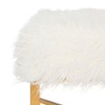 thumbnail image 6 of Safavieh Horace Faux Sheep Skin X-Square Bench, Multiple Colors, 6 of 7