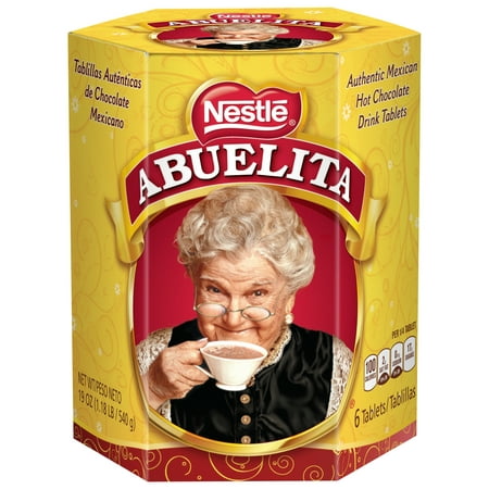 Nestle ABUELITA 6 Tab Authentic Mexican Hot Chocolate Drink Mix,12 - 19 oz