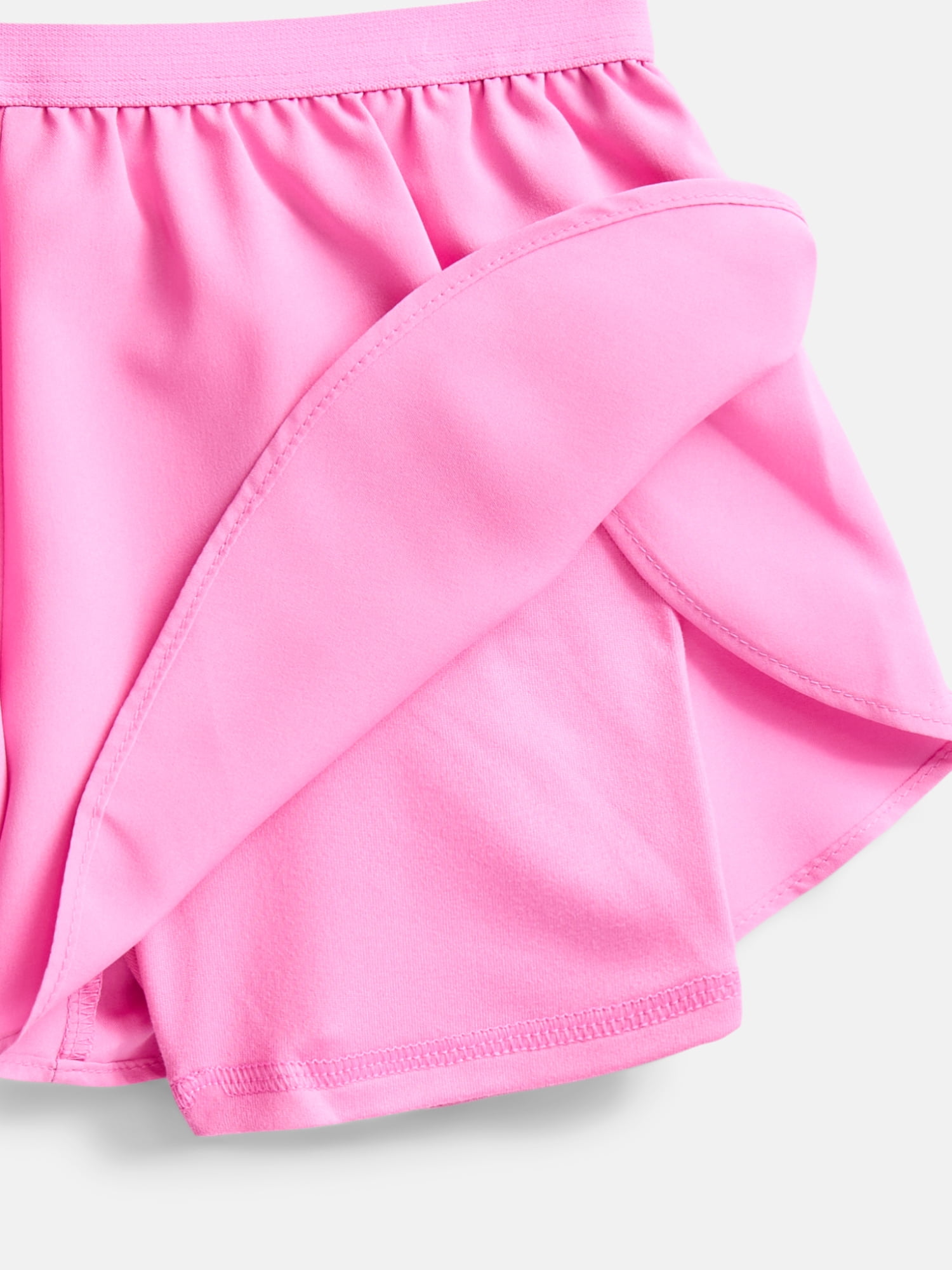 Athletic Works Girls Active 2 In 1 Shorts, Sizes 4-18 & Plus