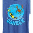 thumbnail image 3 of Pete The Cat - Cancer  - Women's Short Sleeve Graphic T-Shirt, 3 of 6