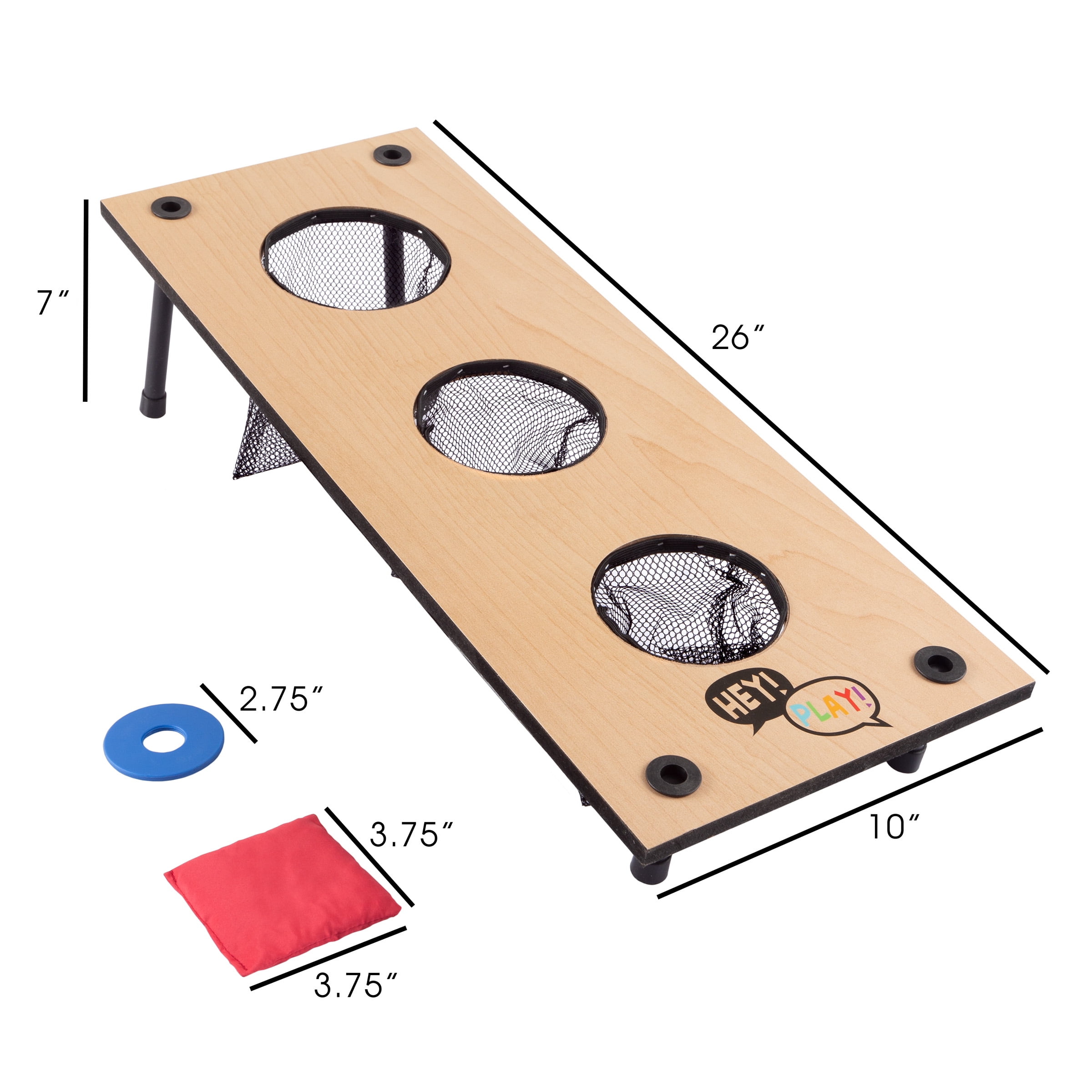 2-in-1 Washer Pitch and Beanbag Toss Set by Hey! Play! - Walmart.com