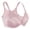 Pink, variant on Women's Front Closure Posture Bra Underwire Unpadded Back Support Everyday Full Coverage Plus Size,38DD