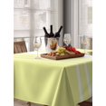 thumbnail image 6 of Yellow White Stripe Table Cloth, Modern Rustic Vertical Striped Waterproof Tablecloth for Rectangle Tables, Reusable Washable Fabric Table Cover for Restaurant Kitchen Dining Tables 60"x102", 6 of 6
