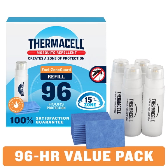 Thermacell Fuel-ZoneGuard Fuel Powered Mosquito Repellent 96-Hr Refill Pack