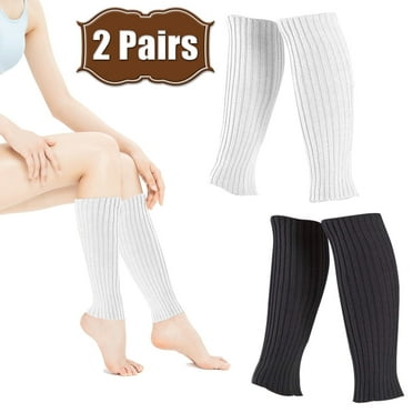 Leg Warmers Boot Socks Long Socks for Women Girls Party Winter Sports Casual Socks 2 Pairs