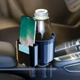 thumbnail image 1 of 2 in 1 Car Cup Holder Phone Mount Multifunctional Cell Phone Holder Adapter for Large Bottles Mug Diameter 4" Black 360 degree Rotation Base, 1 of 8
