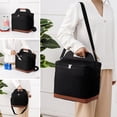 thumbnail image 3 of Premium Insulated Cooler Bag With Bottle Opener - Compact Oxford Cloth Lunch Tote For Picnic Beach Camping Travel, 11.8x10.2x8.3 Inches, Removable Shoulder Strap, 3 of 10