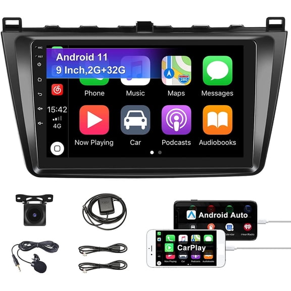 Torovo Car Radio Car Stereo Android 11 De 9 In for Mazda 6 Rui Wing 2007-12