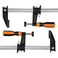 thumbnail image 3 of WEN Quick-Adjust 36-Inch Steel Bar Clamps with 2.5-Inch Throat and Micro-Adjustment Handle, Two Pack, 3 of 5