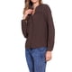 thumbnail image 4 of CAMISAS DE LENCERÍA CHIC INSPIRE para Mujeres, Camisas de Botón de Manga Larga, Blusas Casual y de Moda, Talla XS, Color Café, 4 of 6