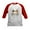 Red/White, variant on CafePress - Bunny Cute Baseball Jersey - Kids Cotton Baseball Jersey, 3/4 Sleeve Shirt