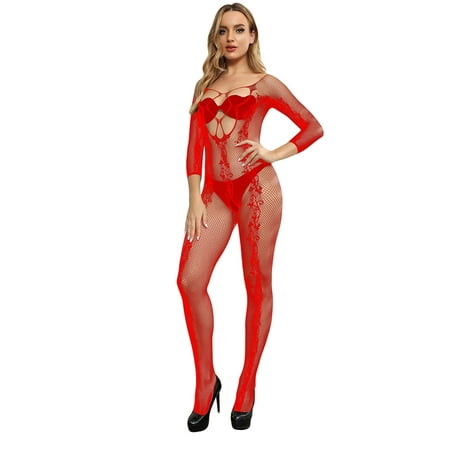 

JDEFEG Lingerie for Women Lingerie for Women Two Piece Womens Lingerie Bodysuits Jumpsuit Underwear Nightwear Vintage Satin Lingerie Womens Lingerie Spandex Red