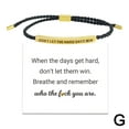 thumbnail image 4 of DON'T LET THE HARD DAYS WIN Motivational Tube Bracelet Gifts 2025 NEW UK, 4 of 6