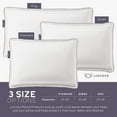 thumbnail image 6 of Lincove 100% Cotton Sateen Pillow Protector - (Ideal for Toddler or Travel Pillows, 12"x16"), 6 of 8