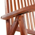 thumbnail image 5 of vidaXL Folding Garden Chairs 3 pcs Solid Acacia Wood, 5 of 5