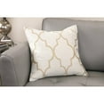 thumbnail image 4 of Paxton Contemporary Decorative Feather and Down Throw Pillow In Sea Foam Jacquard Fabric, 4 of 5