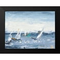 thumbnail image 2 of Pinto, Patricia 14x12 Black Modern Framed Museum Art Print Titled - Blue Water Adventure, 2 of 5