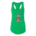 thumbnail image 2 of Wild Bobby, We CouldnÃ¢â‚¬â„¢t Have Picked a Better Teacher Apple Basket Pop Culture Ladies Racerback Tank Top, Kelly, Small, 2 of 3