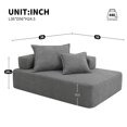 thumbnail image 2 of Newest Lounge Frame for Oversized Modular U Shaped Sectional Sofa,Luxury Boucle Floor Couch,Convertible Compressed Couch,Spacious Foam-Filled Sofa for Living Room,2 Colors, 2 of 8