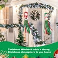 thumbnail image 1 of Becaristey 2pack/lot Snowman And Santa Claus Outdoor Hanging Decoration Easy To Clean And Store Lightweight 1Set, 1 of 6