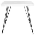 thumbnail image 2 of SAFAVIEH Wolcott Retro Mid-Century Square Lacquer Accent Table White / Black, 2 of 5
