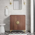 thumbnail image 7 of Modway Daylight 30" Solid Mango Wood Bathroom Vanity Cabinet in Walnut, 7 of 7