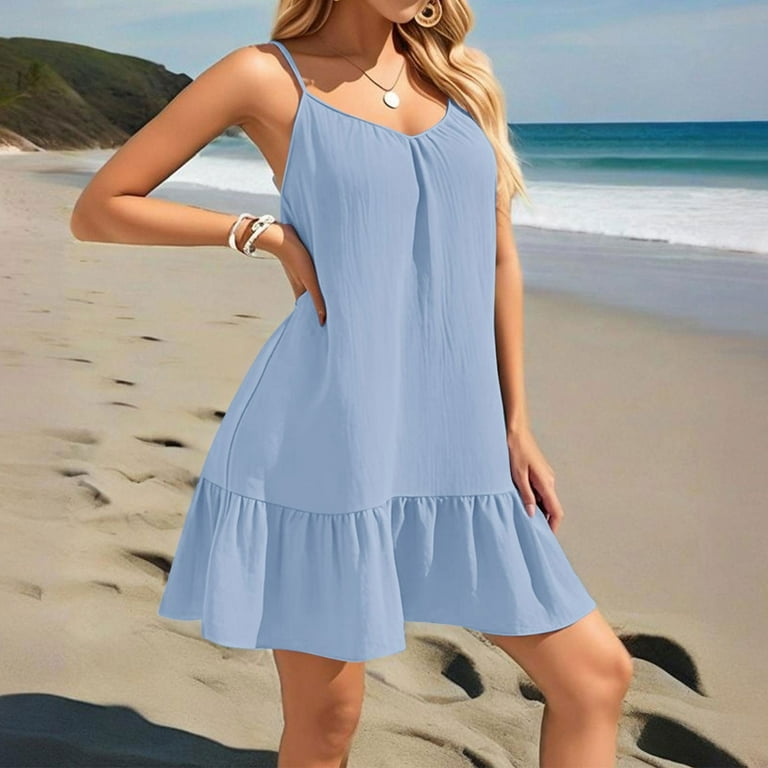 blue dress for baby girl Marbella Mini Dress