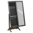 thumbnail image 3 of Sliding Jewelry Armoire with Mirror, Cherry, 3 of 7