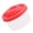 Red, variant on 1 Pc Salt and Pepper Shakers Moisture Proof Mini Salt Shaker to go Camping Picnic Outdoors Kitchen Lunch Boxes Travel Spice Set Clear with colored lids Plastic Airtight Dispenser, 1.8x1.4 inch