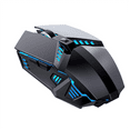 thumbnail image 1 of Wired Gaming Mouse Computer Mice Mechanical Silent 6 Keys USB Braided Rope 4 Speed DPI Ergonomics Mouse for PC Laptop, 1 of 8