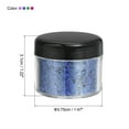 thumbnail image 2 of Uxcell Holographic Chunky Glitter, Craft Glitter Powder for Resin, 4Color, 4Jars, 2 of 6