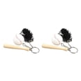 thumbnail image 4 of Bearachild 3 piezas de llavero de béisbol artificial pequeño guante de murciélago de llavero Prop suministros deportivos regalo niños Type8 NO8, 4 of 6