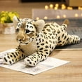 thumbnail image 3 of Juguetes de peluche de dibujos animados de tigre y leopardo, muñeco de peluche esponjoso, regalos para niños y adultos., 3 of 6