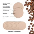 thumbnail image 4 of Inteprter 500x filtros de café percolador sin blanquear que mantienen el sabor Original del café amplia compatibilidad segura Juegos de servir café y té, 4 of 6