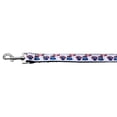 thumbnail image 1 of American Owls Ribbon Dog Collars 1 Wide 6Ft Leash, 1 of 1