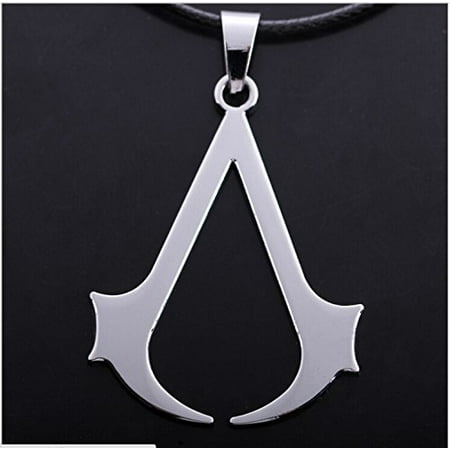 - Assassin's Creed Logo Badge Cosplay Desmond Miles Alloy Pandant Necklace
