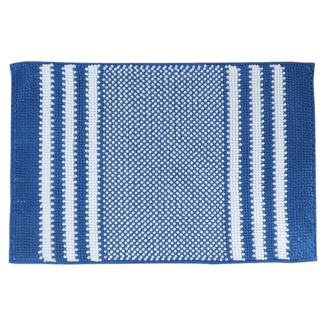 Toystoory Colección Alfombra de baño - Absorción de agua fuerte Textura Absorbente inferior antideslizante Juegos de accesorios de baño Azul