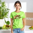 thumbnail image 3 of Playera Blusa De KIWI – Estilo Tropical que Te Llena de Vida Ropa Para Mujer Color Verde Lima Talla Grande Marca Emil SaEs, 3 of 4