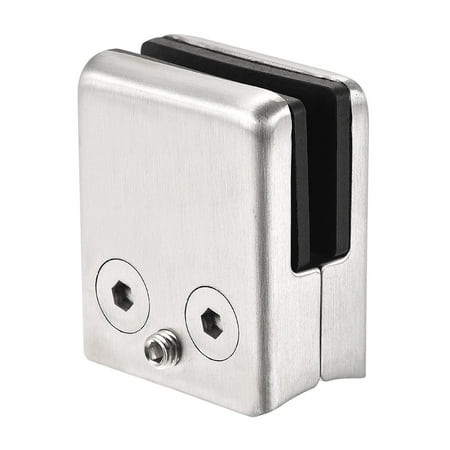 

Glass Clamp Adjustable 8-10mm Thickness 48x43mm 304 Stainless Steel Square Glass Bracket Clip