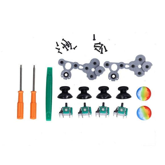 Joystick Replacement Kit Silicone 3D Analog Gamepad Thumbstick Repair Kit for Xbox One