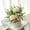 Beige, variant on JingChun Artificial Rose Bouquet with Small Plastic Vase Fake Silk Variety Hydrangea Flowers Decoration for Table Home Party office Wedding