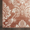 thumbnail image 5 of Nourison Elation Damask Brick Ivory 5'3" x 7'3" Area Rug, (5x7), 5 of 9