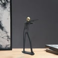 thumbnail image 4 of Deportes Escultura Estantería Estantería Estatua Decoración Adornos Tiroteo Sunnimix Figurilla abstracta, 4 of 7