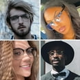thumbnail image 5 of Semi Rimless Blue Light Blocking Glasses with UV400 Protection, 5 of 5
