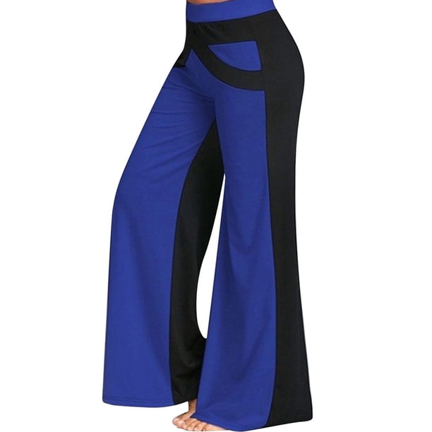 Jumpingount Pantalones de mujer Pantalones deportivos Pantalones deportivos sueltos Pantalones de chándal informales de pierna ancha Prendas para la parte inferior del cuerpo azul S Jumpingount AP002168-13