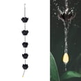 thumbnail image 1 of Gutter Chain, Weatherproof Hanging Rain Chain Easy To Install Rustproof  for Garden Porch Pavilion Deck, 1 of 7